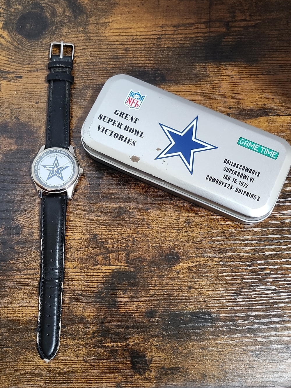 Game Time Dallas Cowboys SUPER BOWL VI Men's Watch